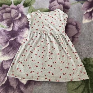Old Navy Tiny Hearts Short Sleeve Dress for Girls